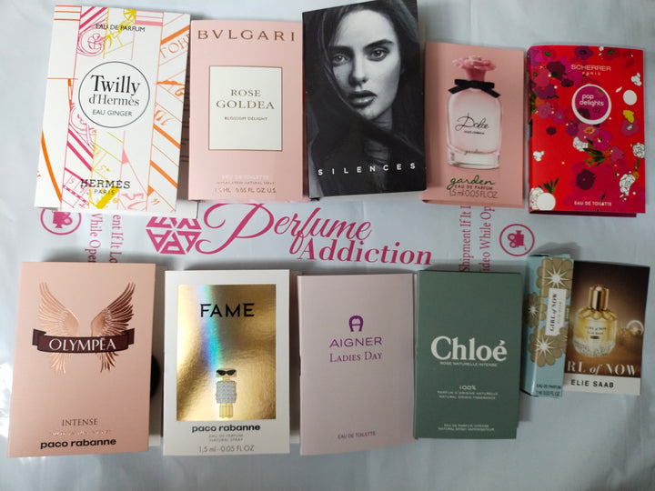 10 Designer Perfume Samples for Women Mini Vials – PerfumeAddiction