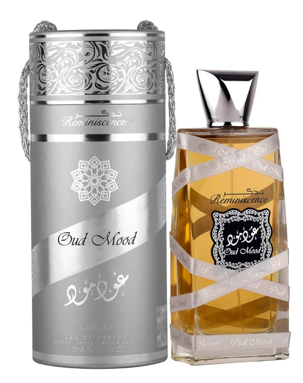 Lattafa Reminiscence Oud Mood Silver 100ml EDP for Men & Women