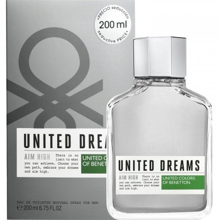 United Dreams Aim High 200ml EDT for Men by United Colors of Benetton