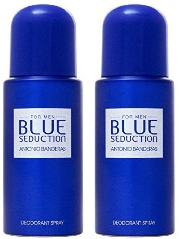 Antonio Banderas Blue Seduction Deodorant for Men (Pack of 2)