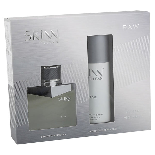 Titan Skinn Raw Coffret for Men 50ml Perfume & 75ml Deodorant