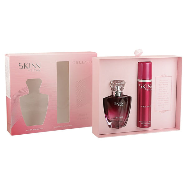 Titan Skinn Celeste Coffret for Women 50ml Perfume & 75ml Deodorant