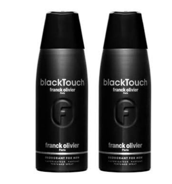 Franck Olivier Black Touch Deodorant for Men (Combo of 2 Deos)