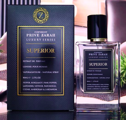 Prive Zarah Superior 80ml Extrait De Perfume for Men by Paris Corner