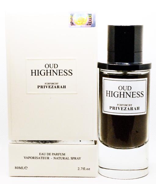 Prive Zarah Oud Highness 80ml Eau De Parfum for Men & Women
